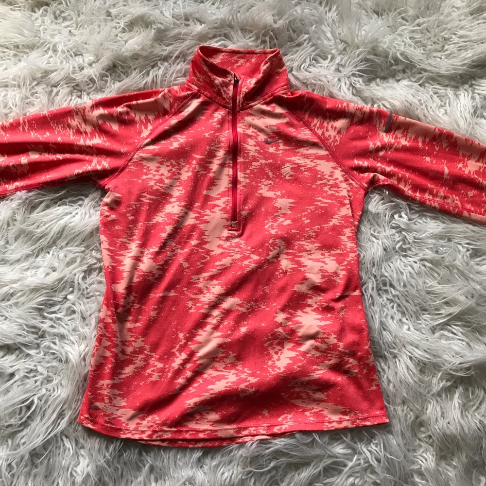NIKE RUNNING CREAMSICLE ORANGE 1/2 ZIP PULLOVER